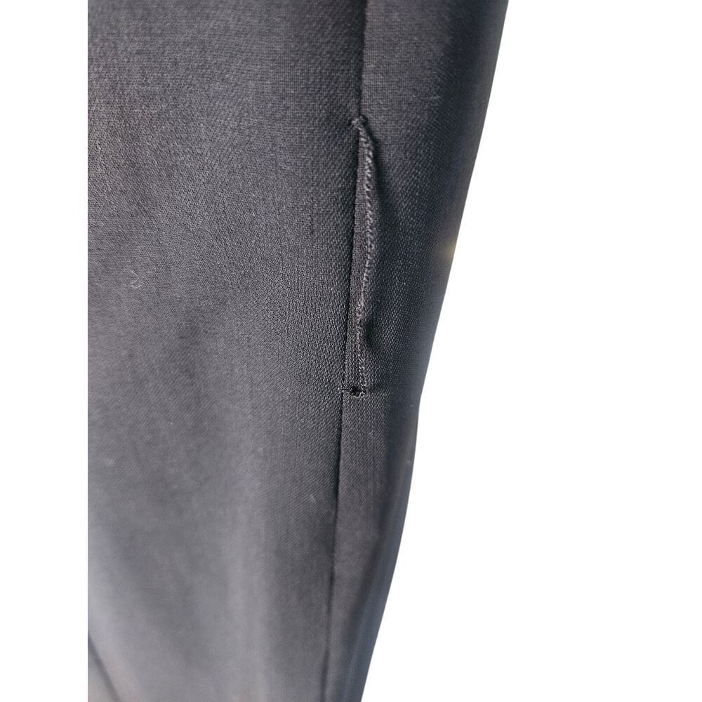 Akris Punto Black Shift Dress Sz L Lined Front Zip Up Above the Knee Lgth - Picture 7 of 9